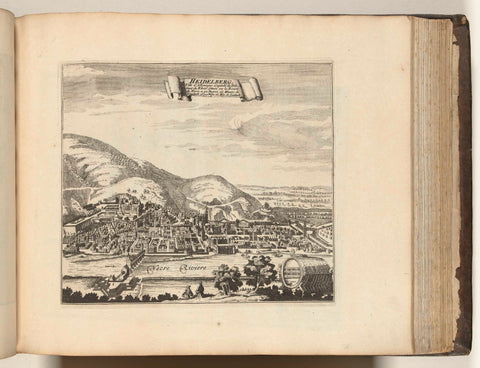 View of Heidelberg, c. 1693-1696, anonymous, 1693 - 1696 Canvas Print