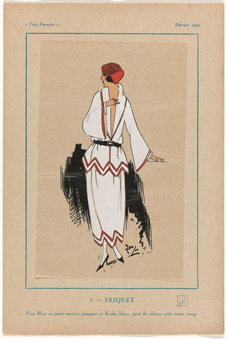 Très Parisien, February 1922: 4.- FRIQUET, G-P. Joumard, 1922 Canvas Print