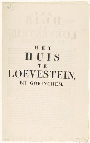 Loevestein Castle, c. 1820, Willem Hendrik Hoogkamer, 1814 - 1864 Canvas Print