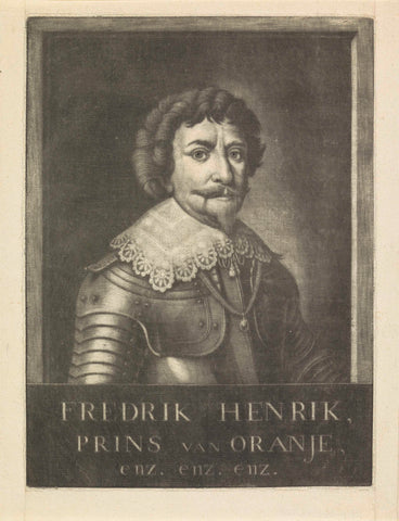 Portrait of Frederik Hendrik, Prince of Orange, Rienk Jelgerhuis, 1770 Canvas Print