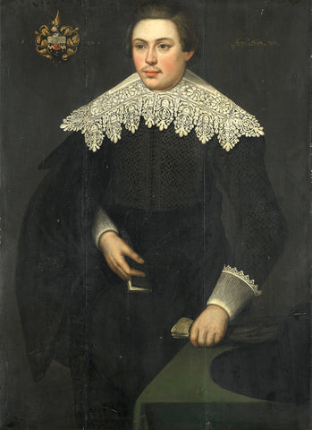 Portrait of Johan van Ceters (1602-29), anonymous, after c. 1650 Canvas Print