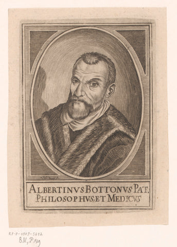 Portrait of Albertino Bottoni, Jerôme David, 1630 Canvas Print