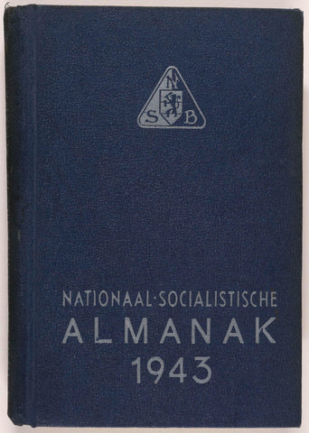 Nationaal-Socialistische  Almanak 1943, NSB, 1943 Canvas Print