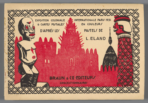 International Colonial Exhibition Paris 1931, Adolphe Braun & Cie., 1931 Canvas Print