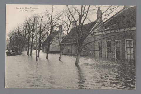 Ramp te Oud-Vossemeer op 13 maart 1906, Gebroeders van Straaten, 1906 Canvas Print