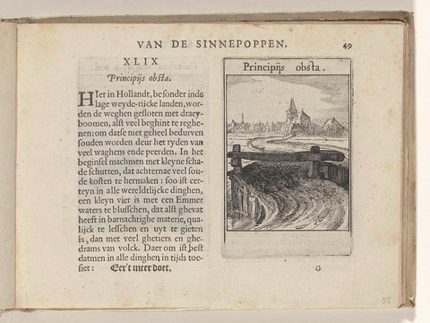 XLIX Principiis obsta, Roemer Visscher, 1614 Canvas Print