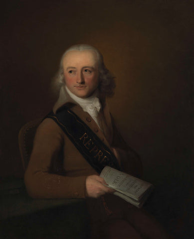 Portrait of Leonardus van der Voort, Johan Bernard Scheffer, 1799 Canvas Print