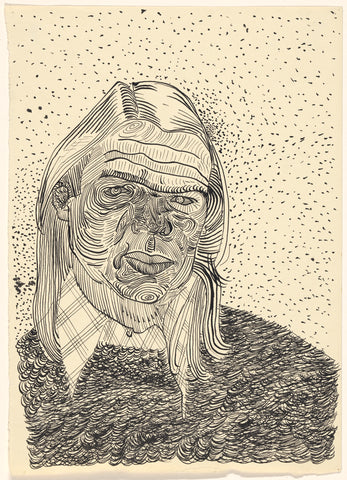 Self-portrait 1985 no. 6, Philip Akkerman, 1985 Canvas Print