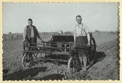 Potato planting machine, anonymous, 1939 Canvas Print