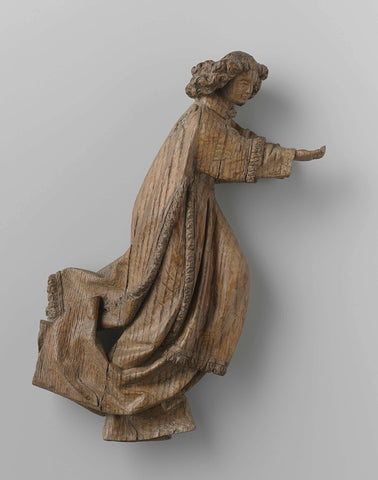 Hovering Angel, from a Calvary, Borman workshop (circle of), c. 1500 - c. 1510 Canvas Print