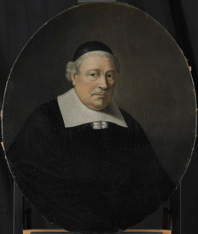 Portrait of Cornelis de Koningh, Director of the Rotterdam Chamber of the Dutch East India Company, elected 1649, Pieter van der Werff, 1695 - 1722 Canvas Print