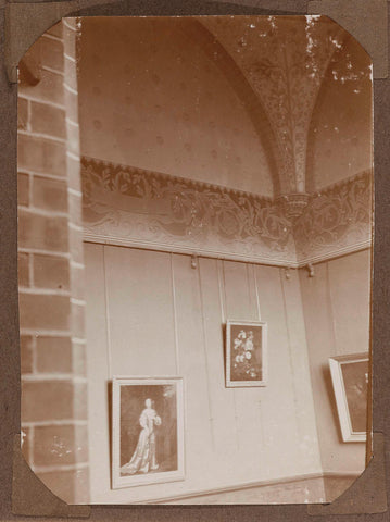 Wall with paintings in the western cabinet 271 in 1926, 1926 Canvas Print