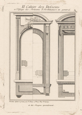 Vensteromlijstingen, Johann Thomas Hauer, 1758 - 1820 Canvas Print