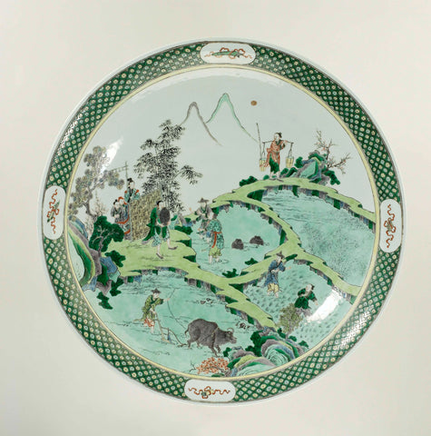 Dish, anonymous, c. 1875 - c. 1899 Canvas Print