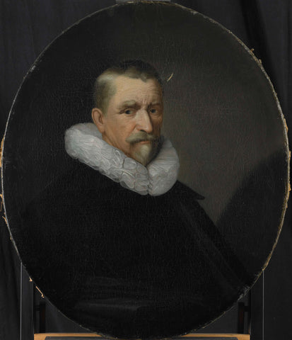 Portrait of Cornelis Jansz Hartigsvelt, Director of the Rotterdam Chamber of the Dutch East India Company, elected 1639, Pieter van der Werff, 1695 - 1722 Canvas Print