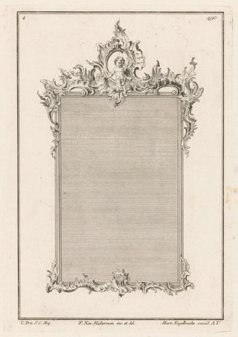 Spiegel, anonymous, 1731 - 1756 Canvas Print