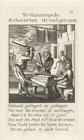 Garentwijnder, Caspar Luyken, 1694 Canvas Print