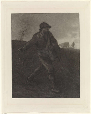 The Sower, after Millet, Matthijs Maris, c. 1881 - c. 1882 Canvas Print