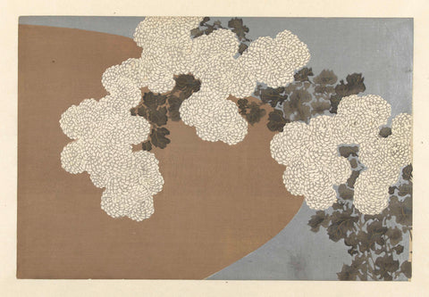 Chrysanten, Kamisaka Sekka, 1909 Canvas Print