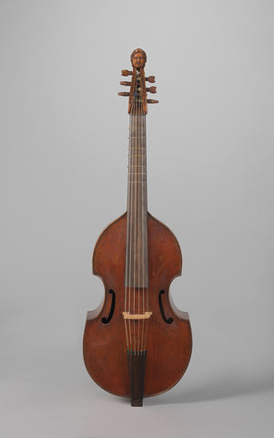 Bass viol, Pieter Rombouts, 1726 Canvas Print