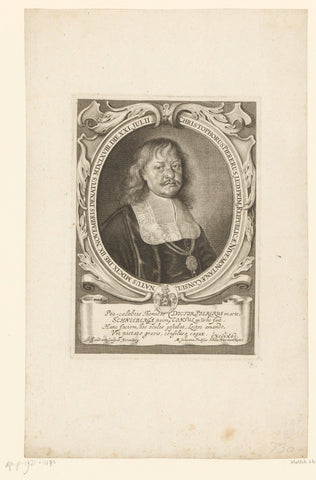 Portret van Christoph Pierer, Jakob von Sandrart, c. 1668 Canvas Print