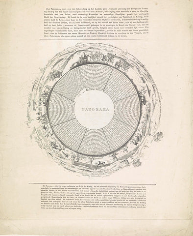 Panorama of the Battle of Waterloo, 1815, anonymous, 1815 - 1816 Canvas Print