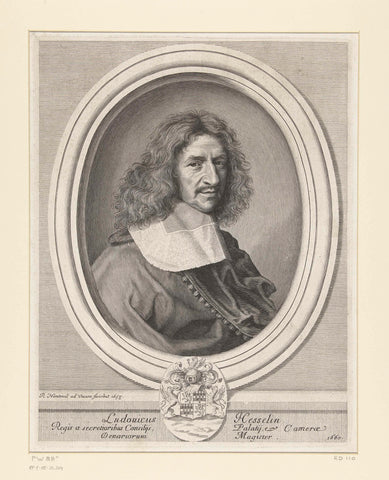 Portrait of Louis Hesselin, Robert Nanteuil, 1658 - 1660 Canvas Print