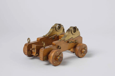 Model of a Carriage for a 30-Pounder Gun, anonymous, 1851 Canvas Print