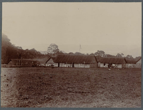 View of a bivouac, anonymous, 1903 - 1913 Canvas Print