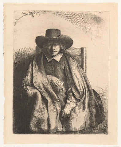 Clement de Jonghe, printller, Rembrandt van Rijn, 1850 - 1906 Canvas Print