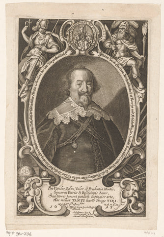 Portrait of Johann Jacob Tetzel, Sebastian Furck, 1643 Canvas Print