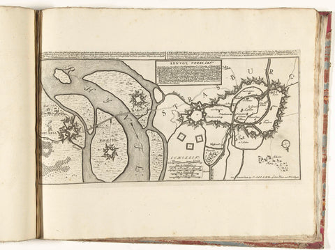 Map of Strasbourg, c. 1701-1713, Abraham Allard, 1701 - 1714 Canvas Print