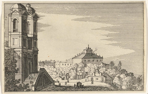 Trinità dei Monti in Rome, Willem van Nieulandt (II), 1618 Canvas Print