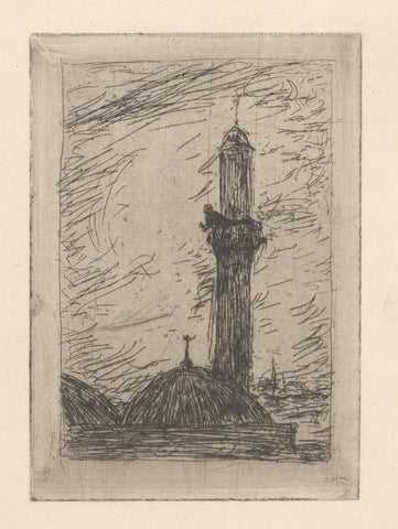 Minaret, Marius Bauer, 1889 Canvas Print