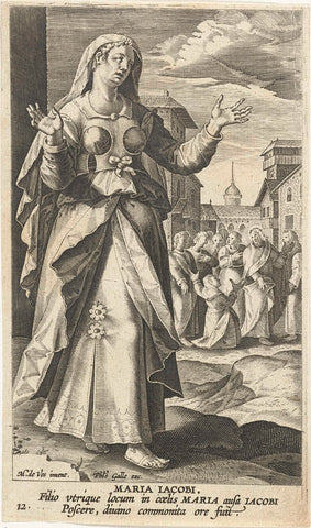 Mary, the mother of the sons of Zebedee, Charles of Mallery, 1595-1599 Canvas Print