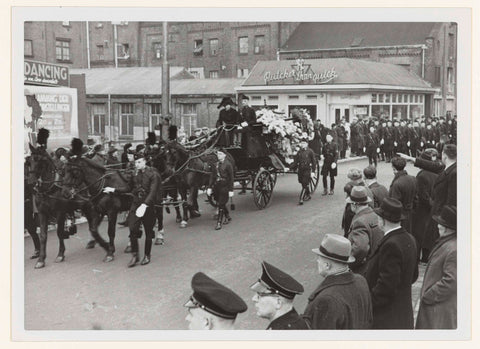 Funeral Hendrik Koot, Photo service NSB, 1941 Canvas Print