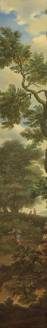 Arcadian landscape with a traveler, Jurriaan Andriessen, 1771 Canvas Print