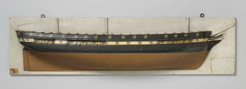 Half Model of a 60-Gun Frigate, anonymous, c. 1828 Canvas Print