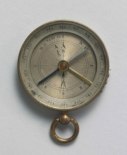 K+R ORBIT NICKEL pocket compass