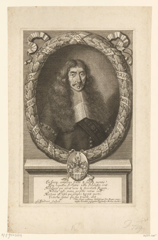 Portret van Carl Kirchmaier von Reichwitz, Jakob von Sandrart, 1670 Canvas Print