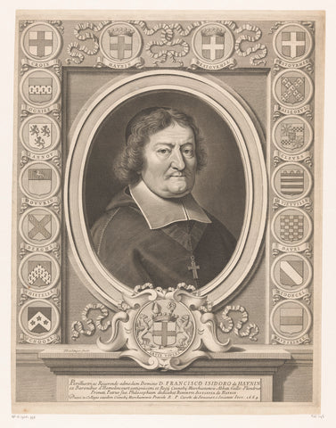 Portrait of François Isidore de Haynin, Jean Boulanger, 1664 Canvas Print