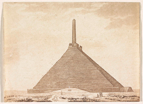 Pyramide van Austerlitz, 1805, anonymous, 1806 - 1807 Canvas Print