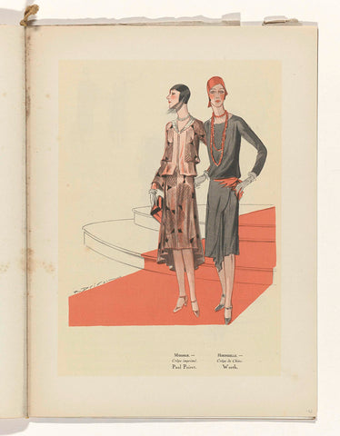 Art - Goût - Beauté, Feuillets de l' elegance féminine, March 1929, No. 103, 9th Year, p. 23, R. Drivon, 1929 Canvas Print