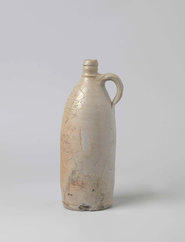 Jug with an inscription, anonymous, c. 1780 - c. 1781 Canvas Print