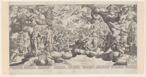 Wedding of Cupid and Psyche, Hendrick Goltzius, 1587 Canvas Print