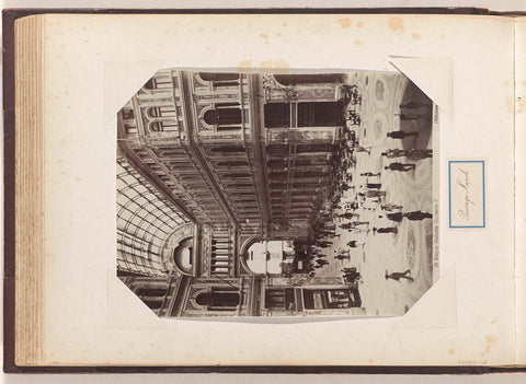 Passage Umberto I in Naples, anonymous, c. 1880 - c. 1920 Canvas Print