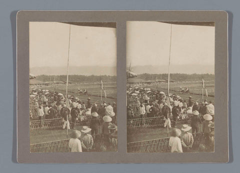 Paardenraces in Garut, anonymous, 1908 Canvas Print