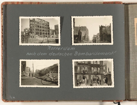 Rotterdam after the German bombardment!, anonymous, 1940 Canvas Print