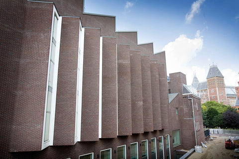 Triangular bay windows seen towards Main Building, 2007 Canvas Print