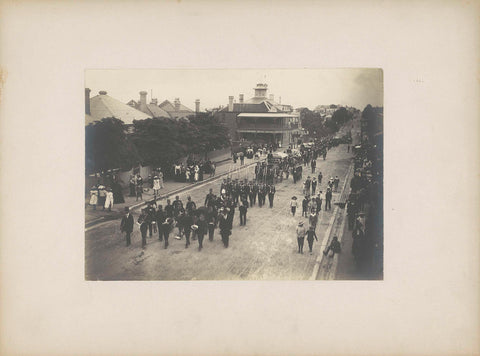 Funeral procession for the Consul General for Germany to Australia, Herr Peter F. Hermannkamp, in Sydney on 7 November 1900., anonymous, c. 1900 - c. 1910 Canvas Print